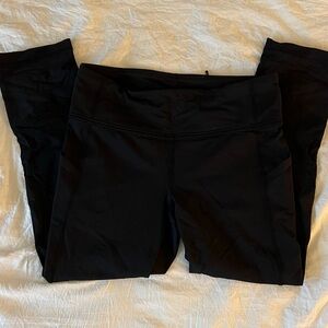 lululemon crop leggings with mesh detail
